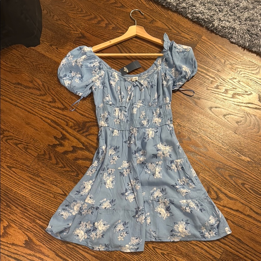 Hollister Blue Floral Kids Dress